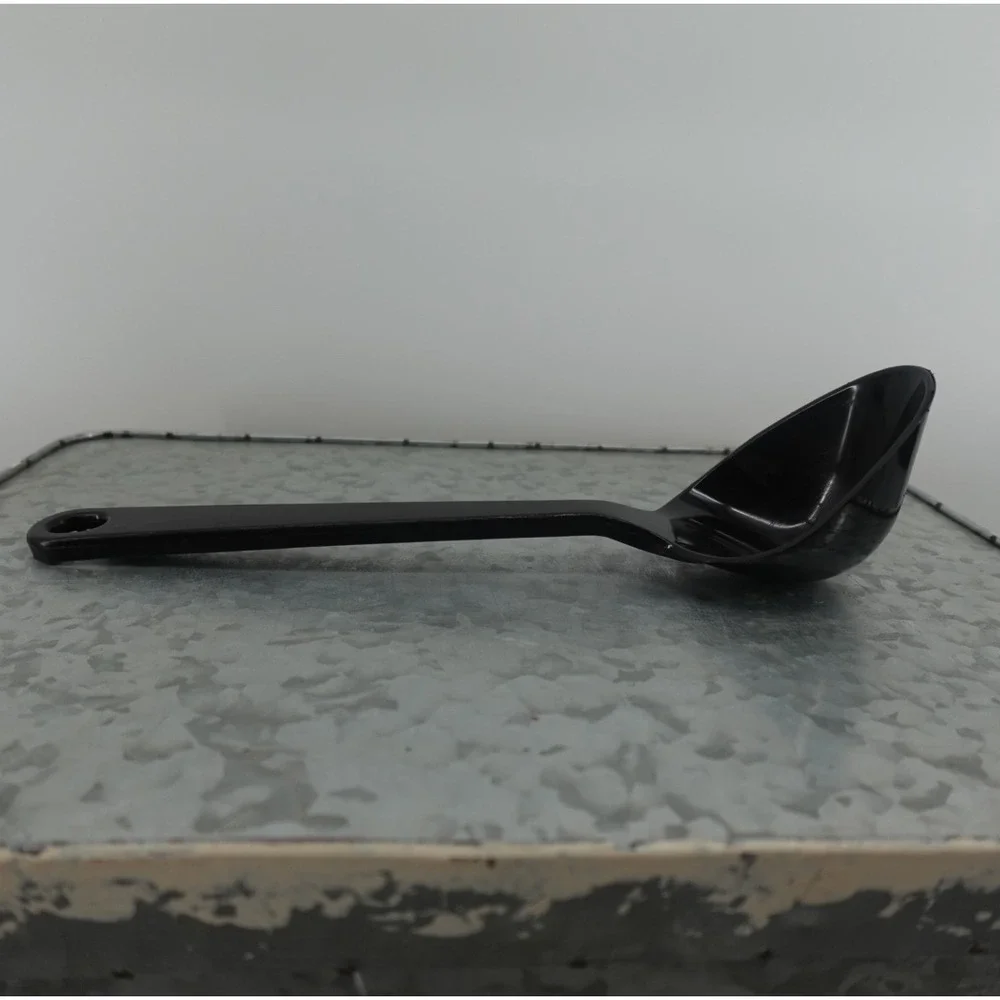 Tailor Made Products Black Plastic Kitchen Ladle Serving Spoon Elroy WI 10.5